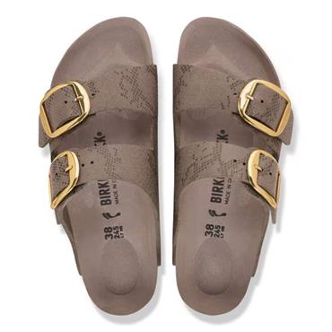 Birkenstock Arizona Big Buckle Snake - Python Grey Taupe